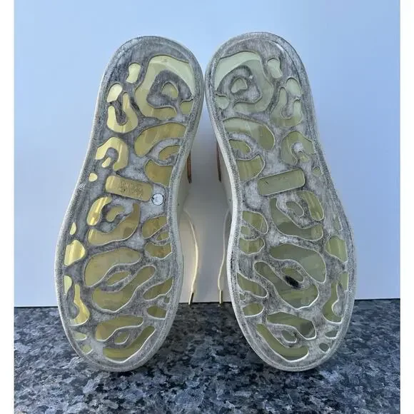 Alexander McQueen unisex Oversized Sneaker Clear Sole - White Womens Size EU 40 - Picture 9 of 13